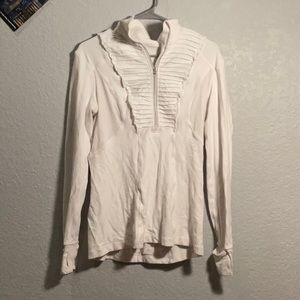 Women’s white Lululemon jacket